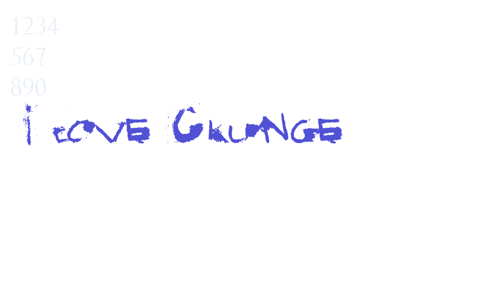 I love Grunge-font-download