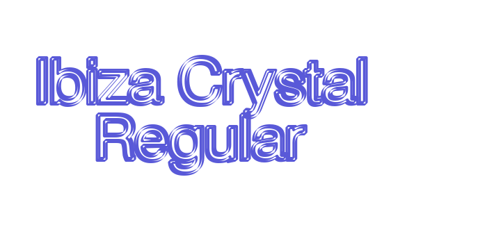 Ibiza Crystal Regular Font Download