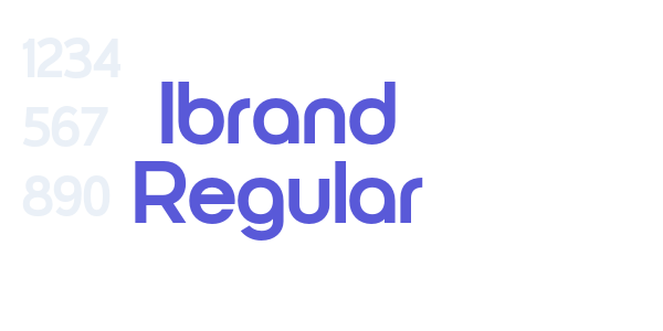 Ibrand Regular font