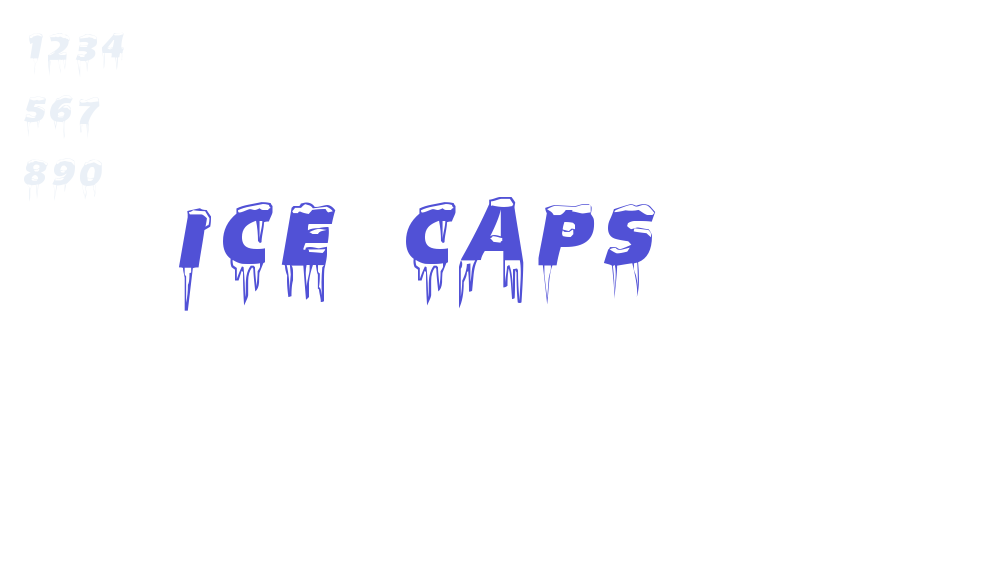 Ice Caps-font-download