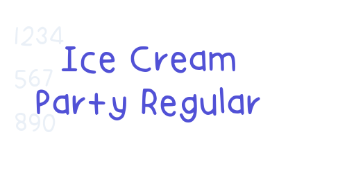 Ice Cream Party Regular-font-download