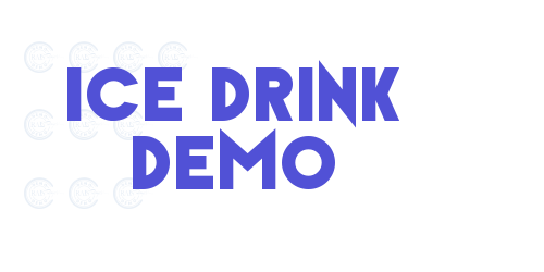 Ice Drink Demo-font-download