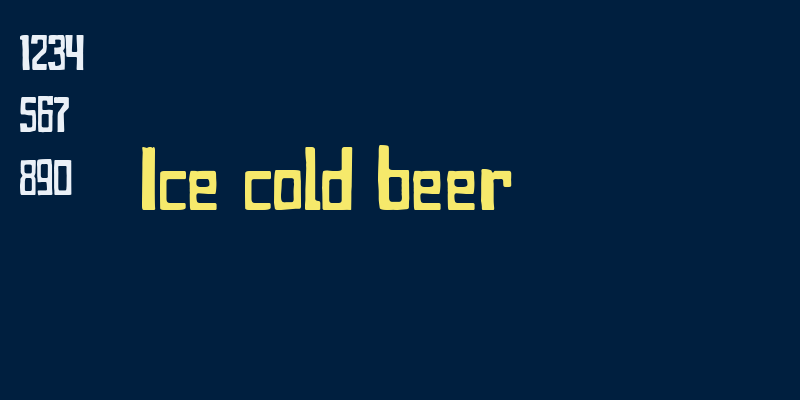 Ice cold beer