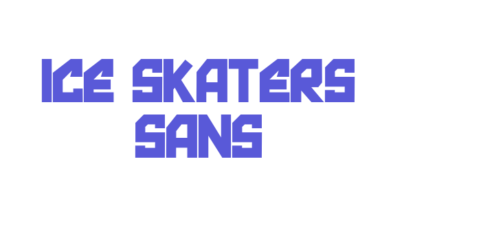 Ice skaters sans Font Download