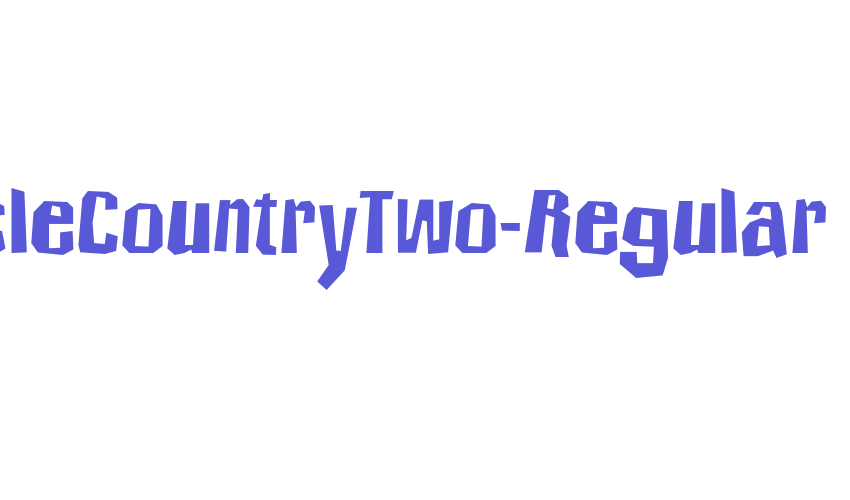 IcicleCountryTwo-Regular Font