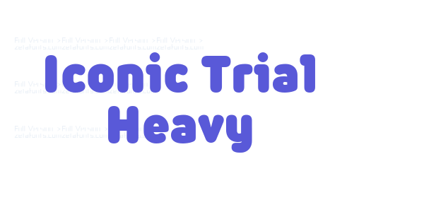 Iconic Trial Heavy font free