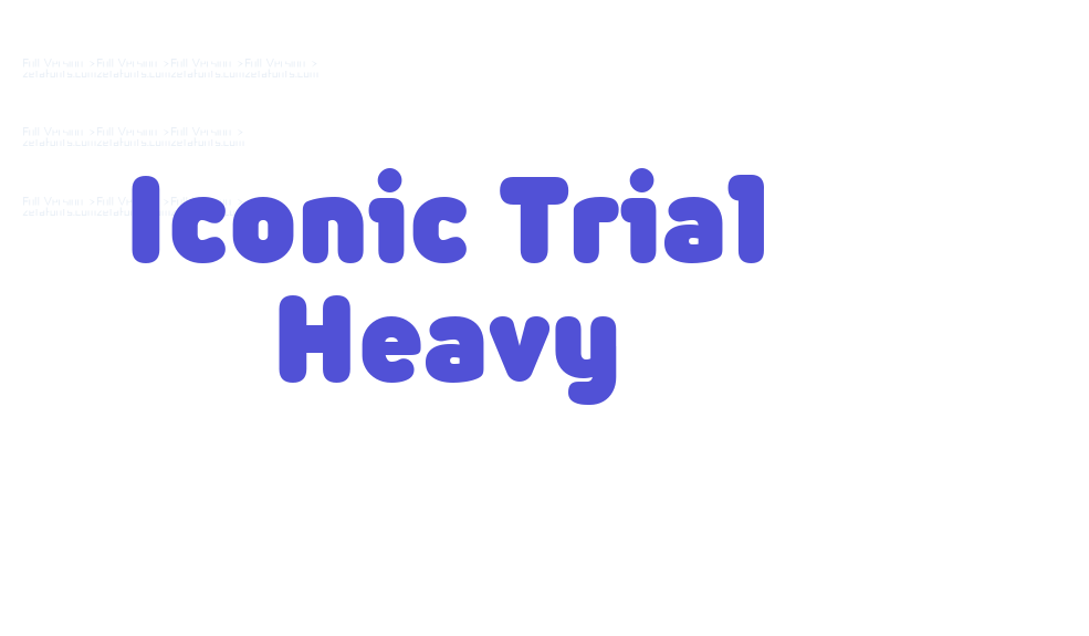 Iconic Trial Heavy-font-download