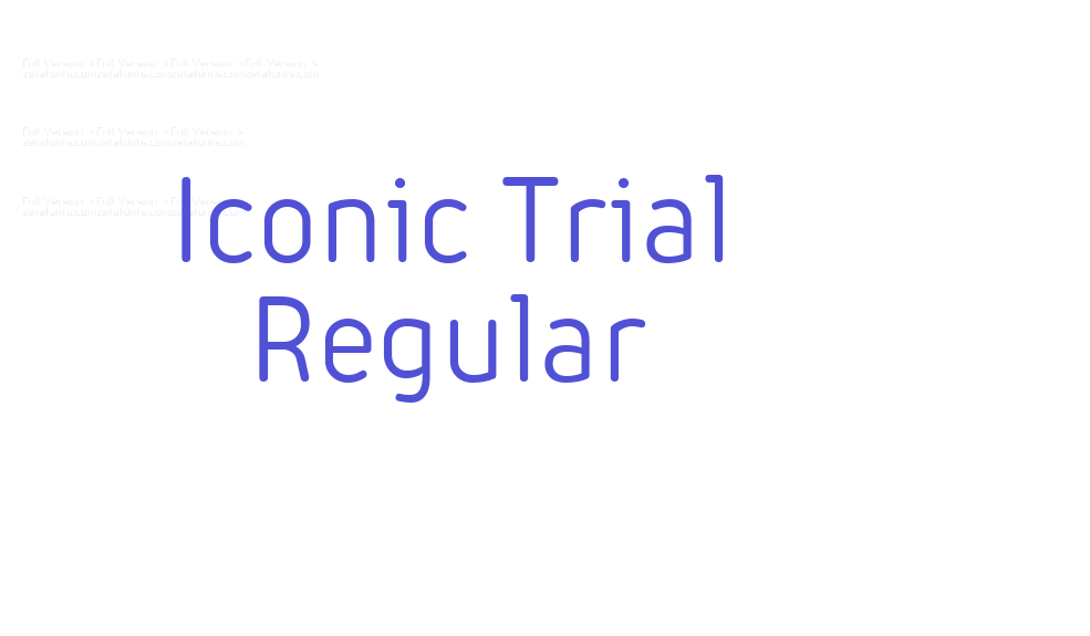 Iconic Trial Regular-font-download