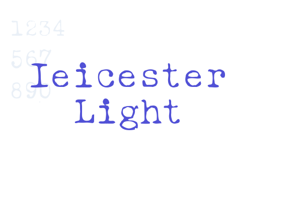 Ieicester Light Font Download