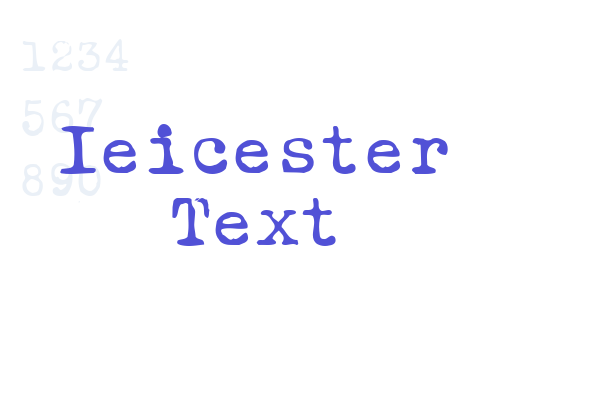 Ieicester Text Font Download