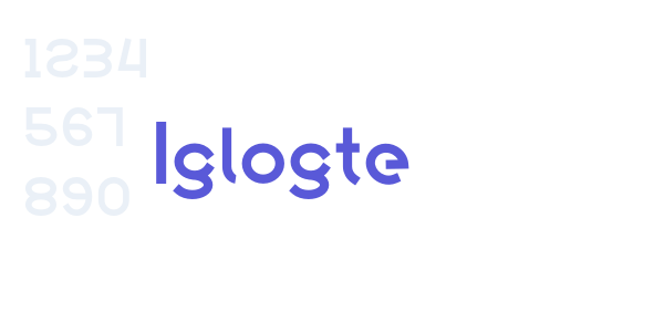 Iglogte font free