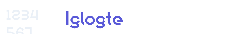 Iglogte font