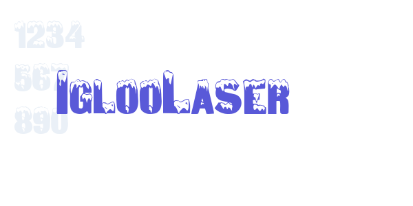 IglooLaser font free