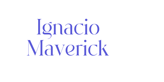 Ignacio Maverick Font