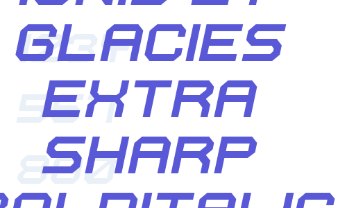 Ignis et Glacies Extra Sharp BoldItalic Font Download