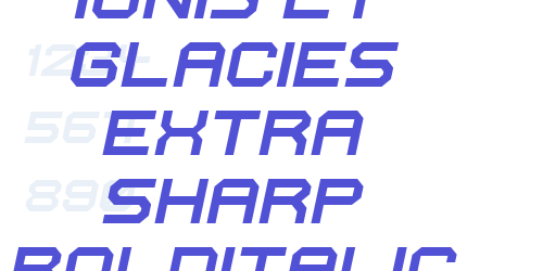 Ignis et Glacies Extra Sharp BoldItalic-font-download