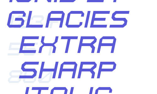 Ignis et Glacies Extra Sharp Italic Font Download