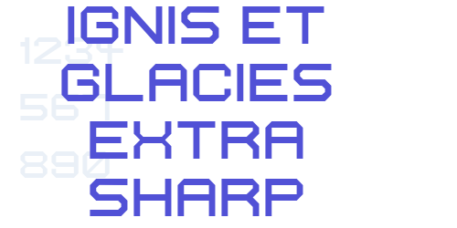 Ignis et Glacies Extra Sharp-font-download