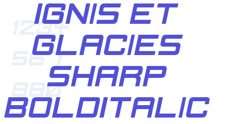 Ignis et Glacies Sharp BoldItalic-font-download