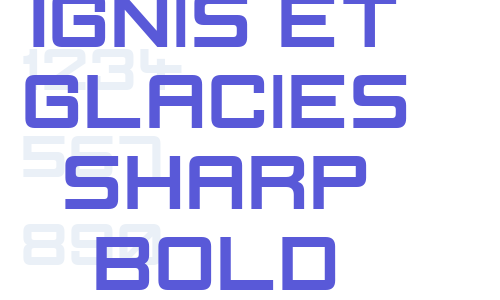 Ignis et Glacies Sharp Bold Font Download