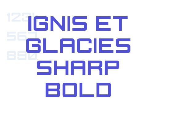 Ignis et Glacies Sharp Bold