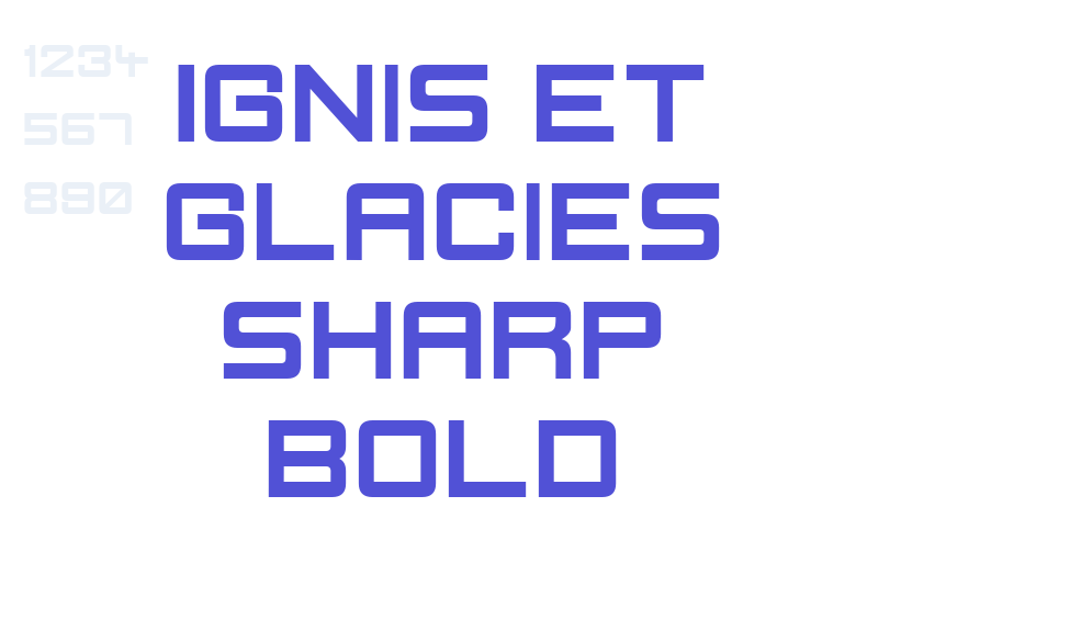 Ignis et Glacies Sharp Bold-font-download