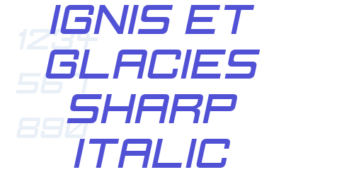 Ignis et Glacies Sharp Italic-font-download