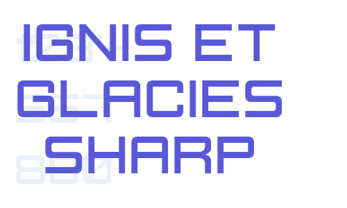 Ignis et Glacies Sharp Font Download