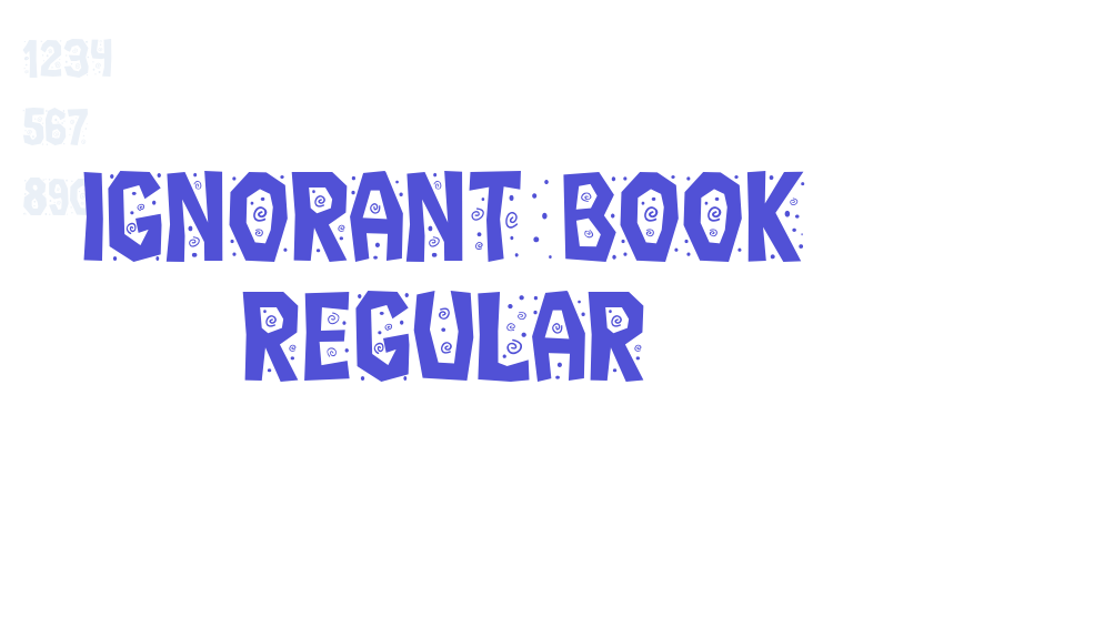 Ignorant Book Regular-font-download