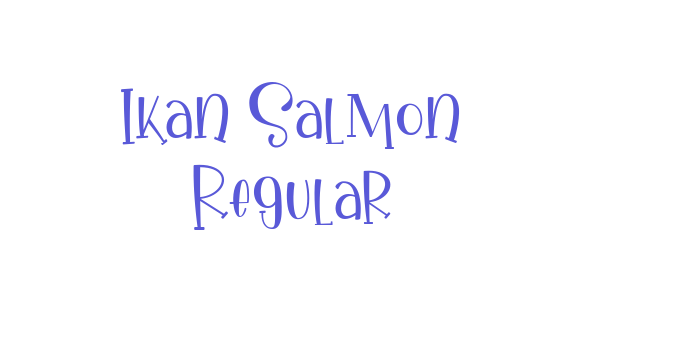 Ikan Salmon Regular Font Download