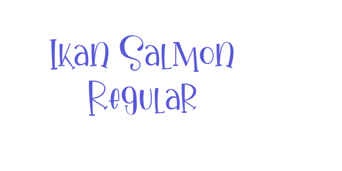 Ikan Salmon Regular Font