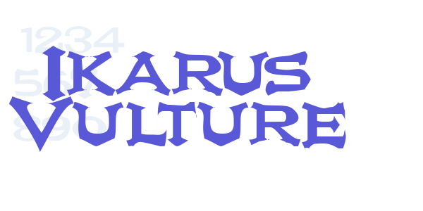 Ikarus Vulture font