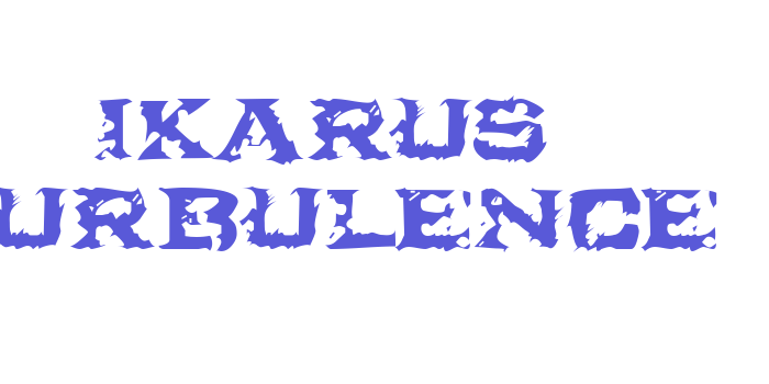 Ikarus Turbulence Font Download