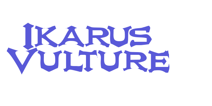 Ikarus Vulture Font Download