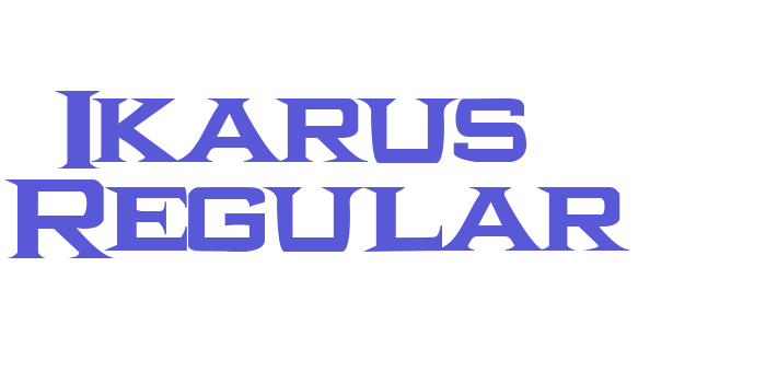 Ikarus  Regular Font Download