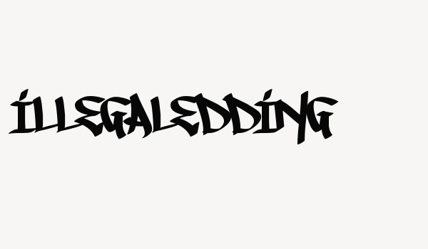 IllegalEdding Font