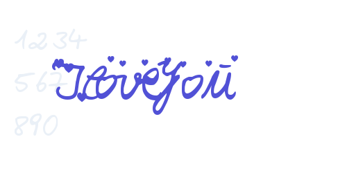 Iloveyou-font-download