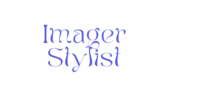 Imager Stylist Font Download