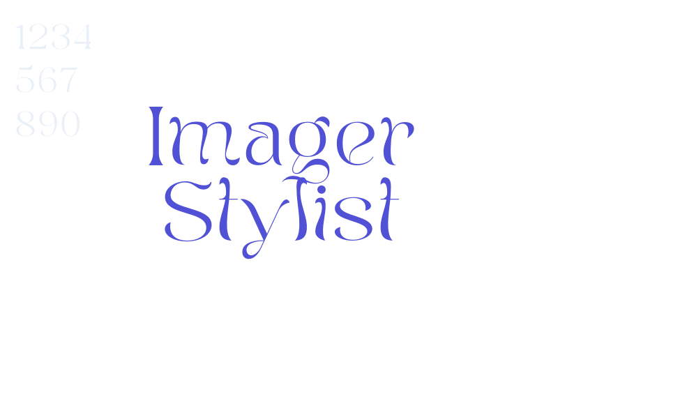 Imager Stylist-font-download