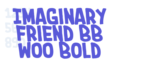 Imaginary Friend BB W00 Bold font free