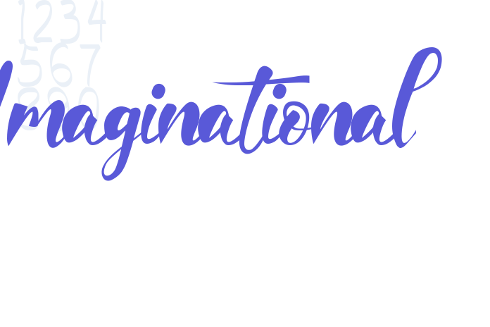 Imaginational font free