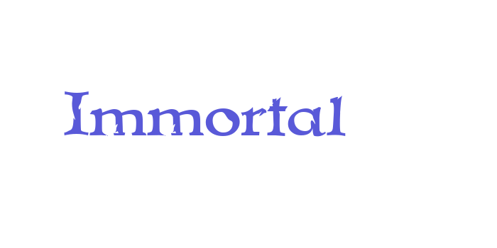 Immortal Font Download