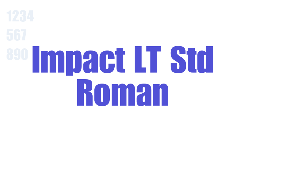 Impact LT Std Roman-font-download