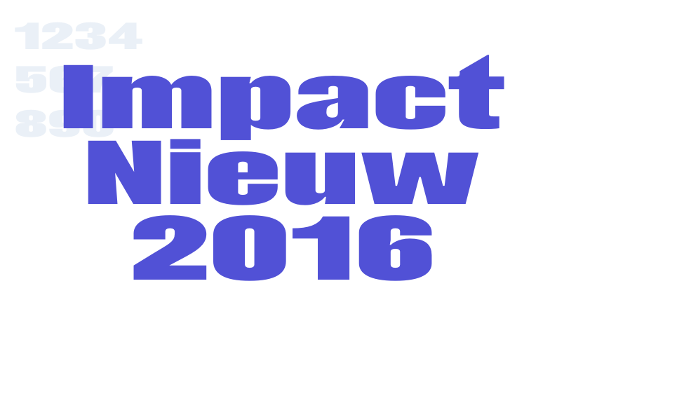 Impact Nieuw 2016-font-download