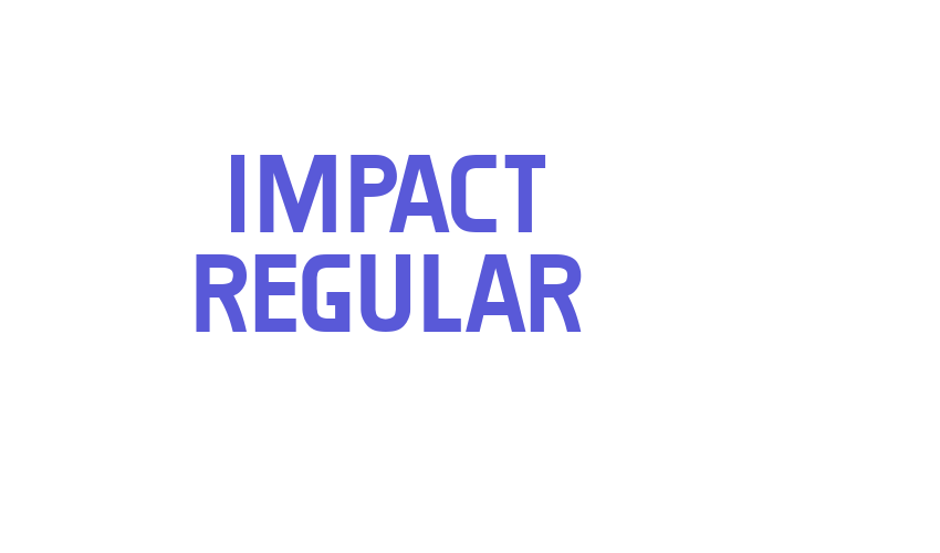 Impact Regular Font Download