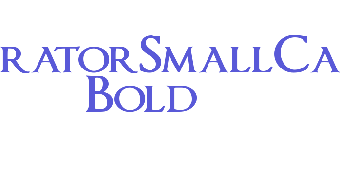 ImperatorSmallCaps Bold Font Download