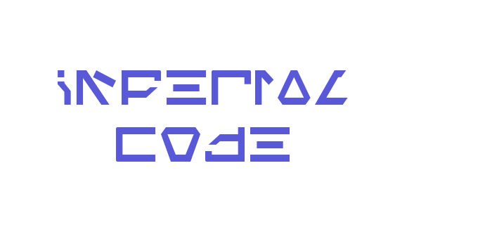 Imperial Code Font Download