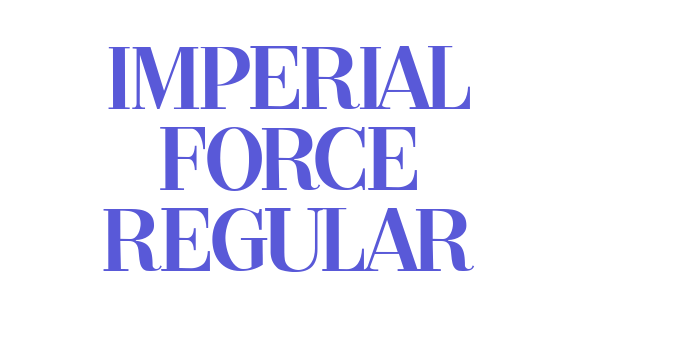 Imperial Force Regular Font Download