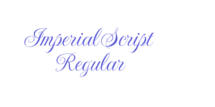 Imperial Script Regular Font Download