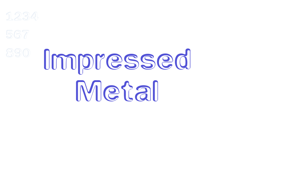 Impressed Metal-font-download